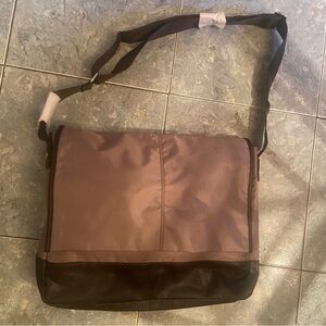 Calvin Klein Men's Tan Brown Messenger Bag